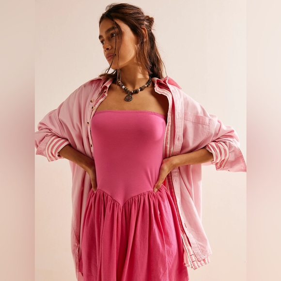 Dresses & Skirts - free people ‘onda drop waist tube mini’
